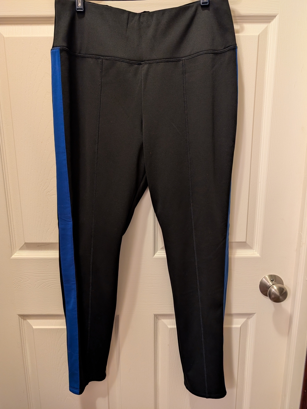 Talbots Fleece Back Leggings - Side Stripe